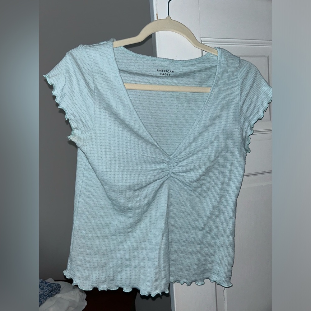 Light blue American Eagle top